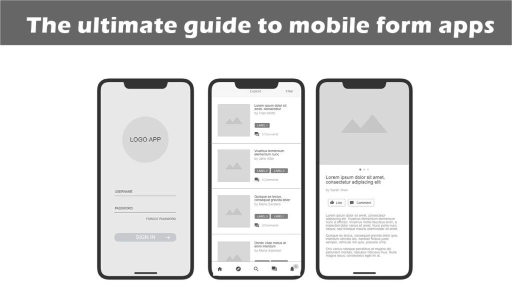 The ultimate guide to mobile form apps