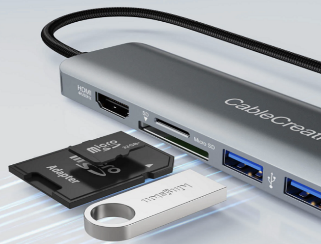 USB C Hub Multiport Adapter with More Ports